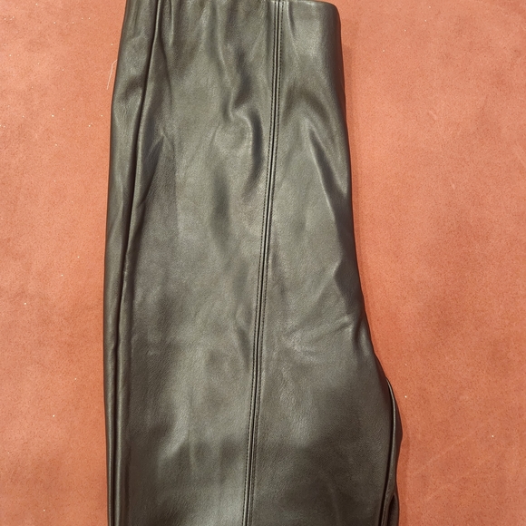 Charlotte Russe Black Faux Leather Trousers - Picture 7 of 7